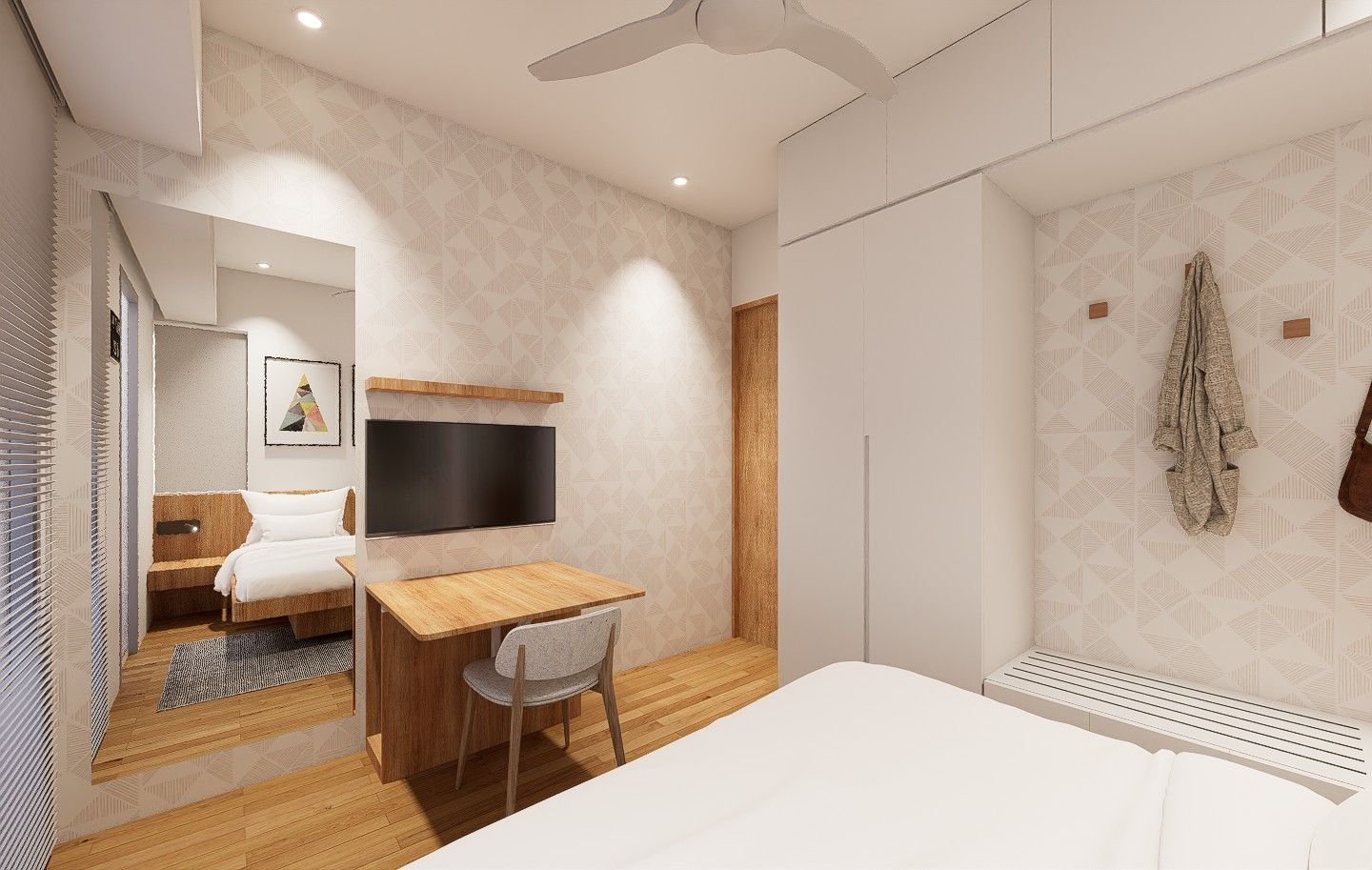 Queen Balcony Room at Ela Lux Suites, Madhapur